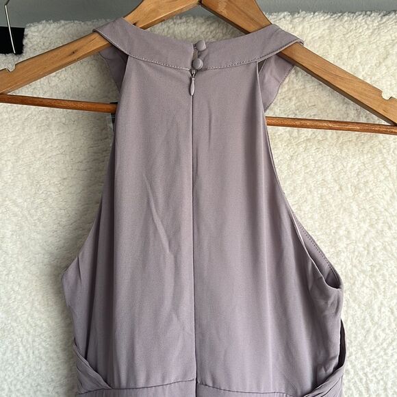 TFNC Prague Maxi Dress Light Grey‎ Size Small UK 8 - Picture 8 of 12